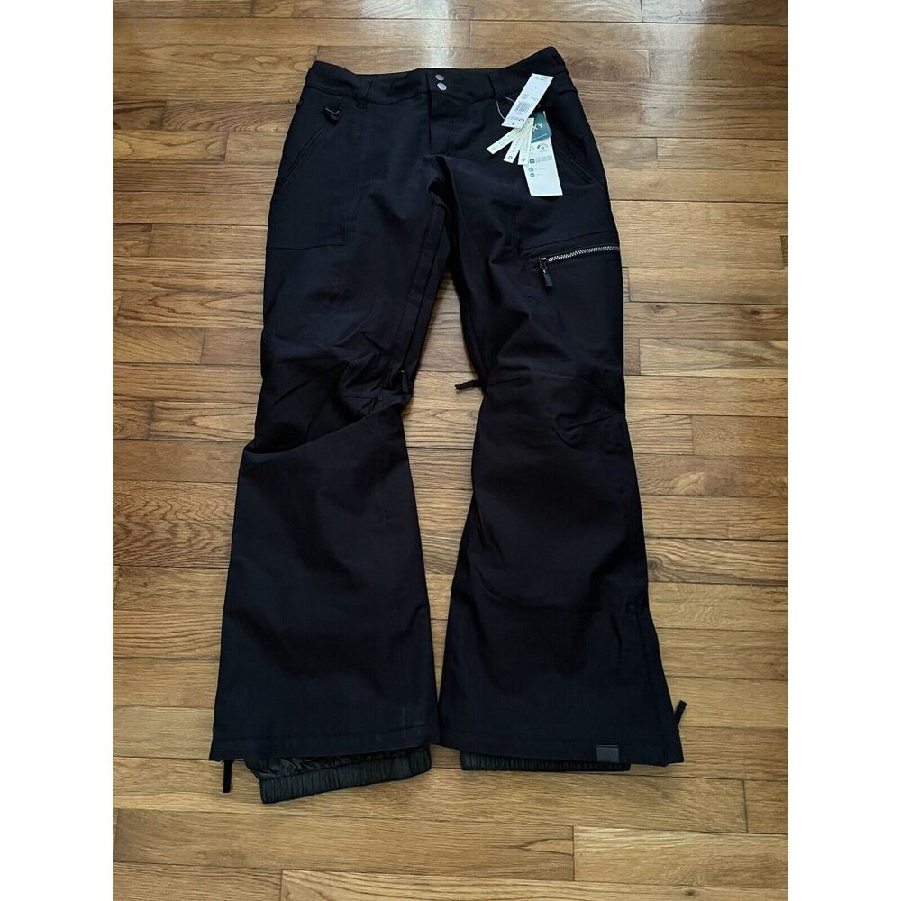 ROXY Cabin Dry Flight Tech 15K Waterproof Black Ski Snow Pant Size L